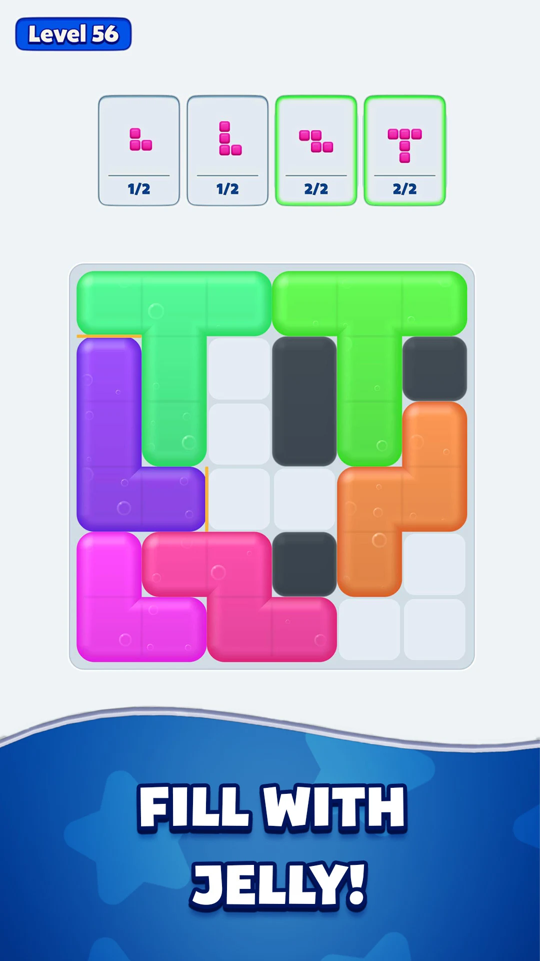 Jelly Fill: Paint Puzzle screenshot